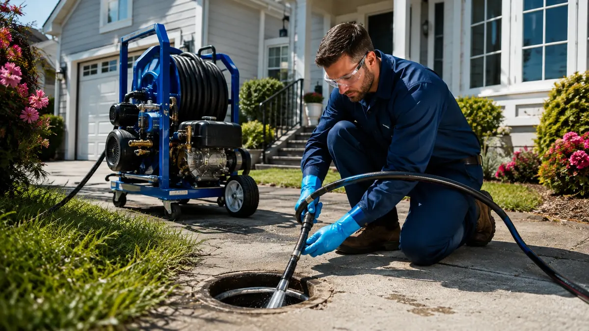 Residential Hydro Jet Drain Cleaning in Covina